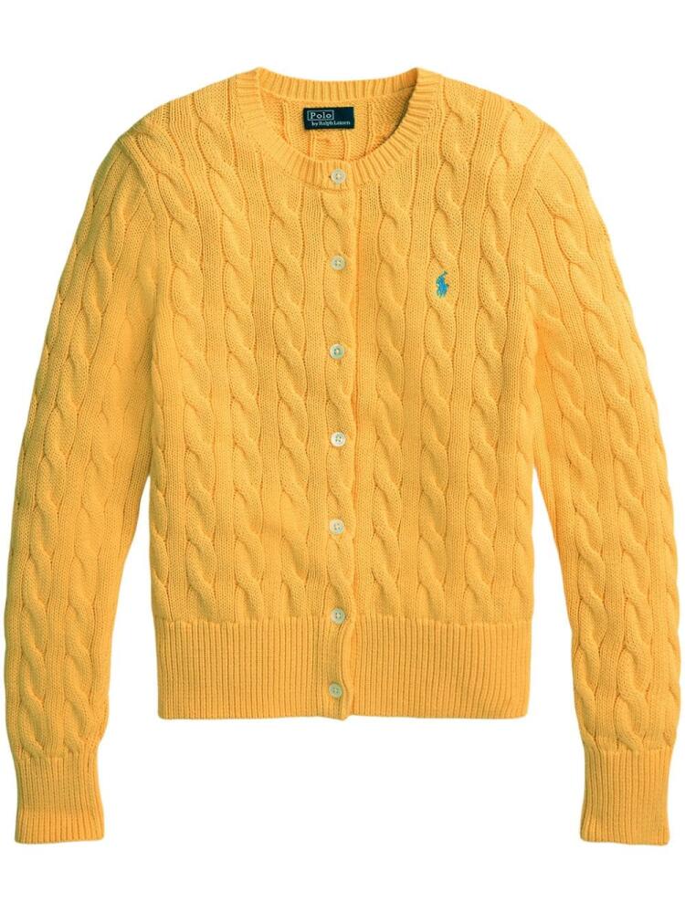 Polo Ralph Lauren cable-knit cardigan - Yellow Cover