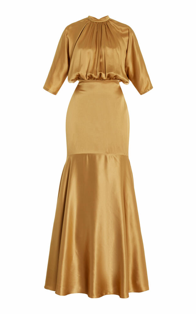 Andres Otalora - Exclusive El Bosque Silk Dress - Brown Cover