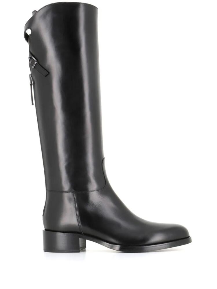 Sartore knee-high leather boots - Black Cover