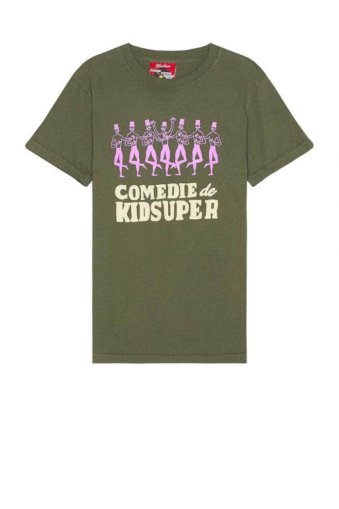 KidSuper T-shirt in Green Cover