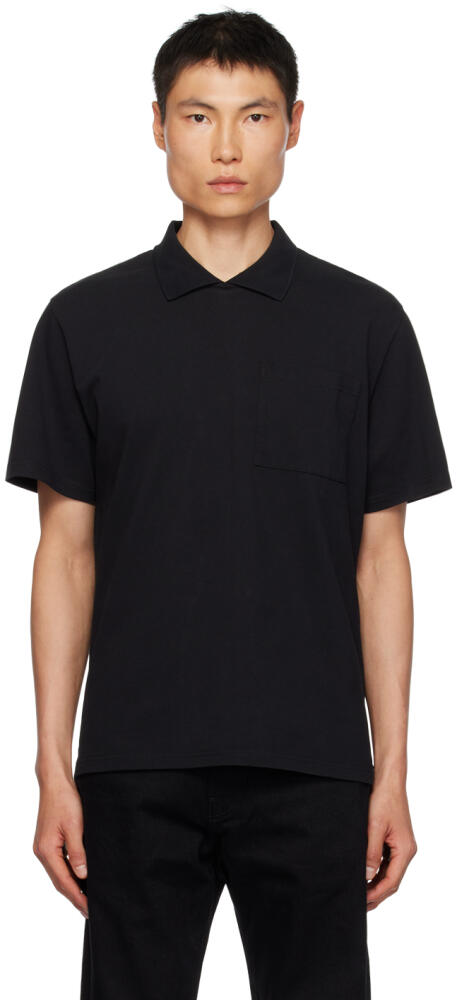 Noah Black Collared Polo Cover