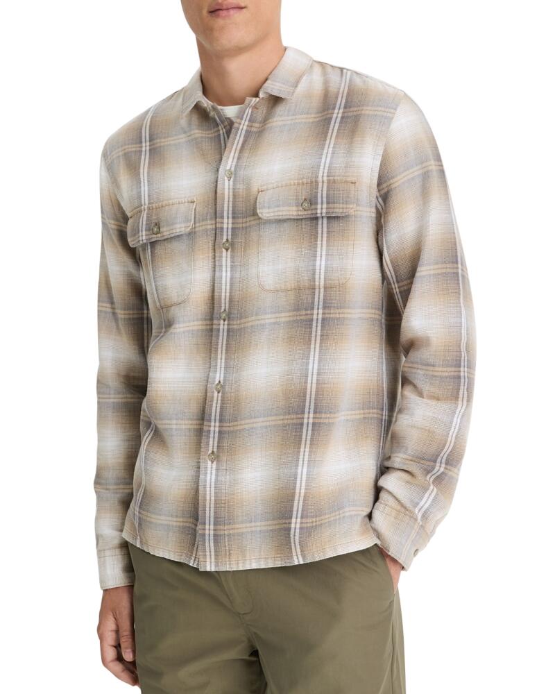 Vince Plaid Shirt Cover