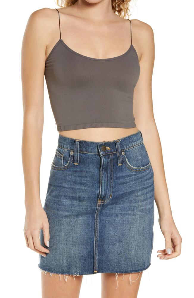 Free People Intimately FP Crop Camisole in Dark Grey Cover