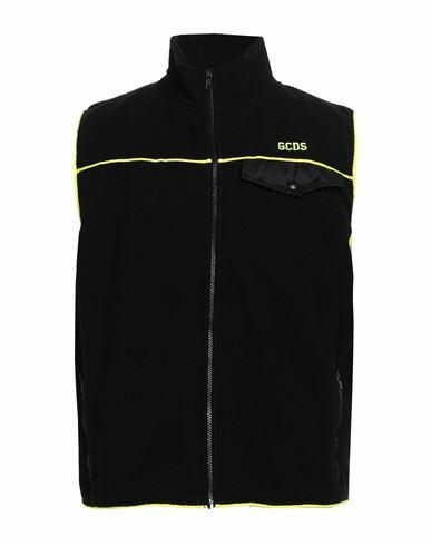 Gcds Man Jacket Black Polyester Cover