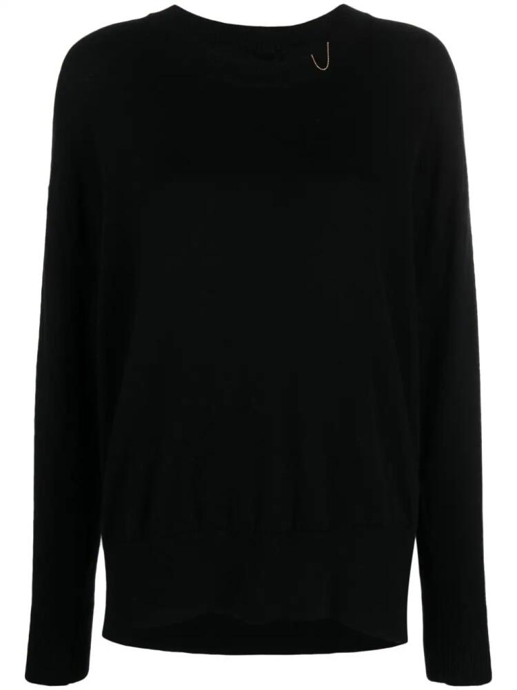 Max & Moi Phedra chain-embellished cashmere jumper - Black Cover