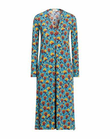 Siyu Woman Midi dress Sky blue Polyamide, Elastane Cover