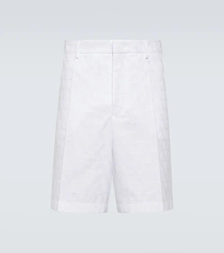 Valentino Jacquard cotton poplin shorts Cover