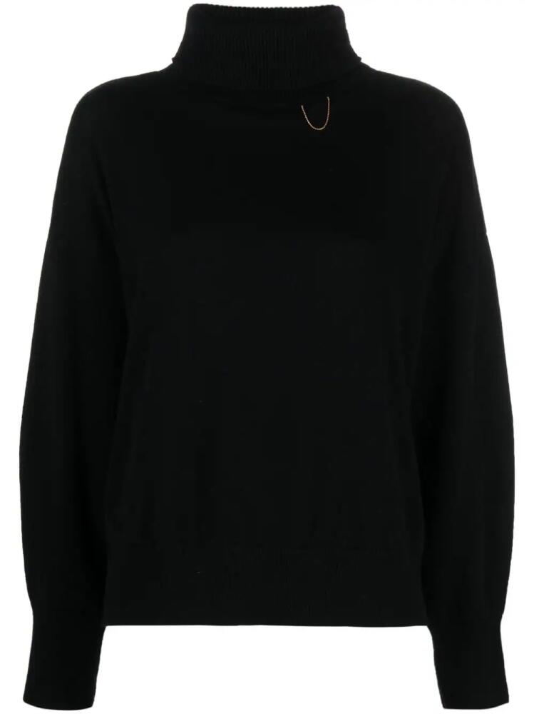 Max & Moi Pretty chain-detail jumper - Black Cover