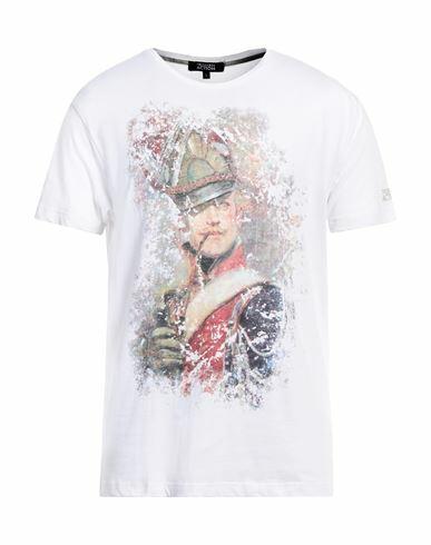 Trussardi Action Man T-shirt White Cotton Cover