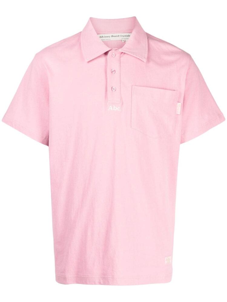 Advisory Board Crystals short-sleeve polo shirt - Pink Cover