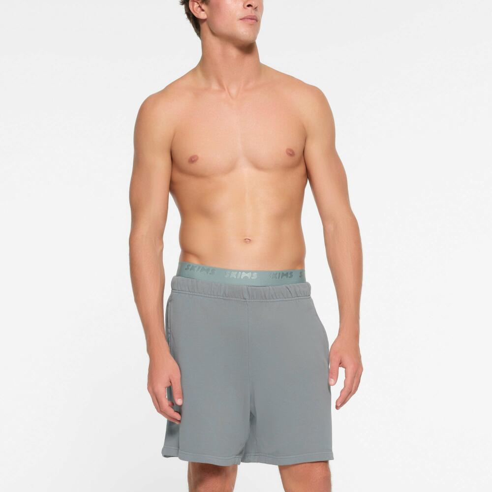 SKIMS Mens Classic Short | Blue | 2XL | Terry Cover