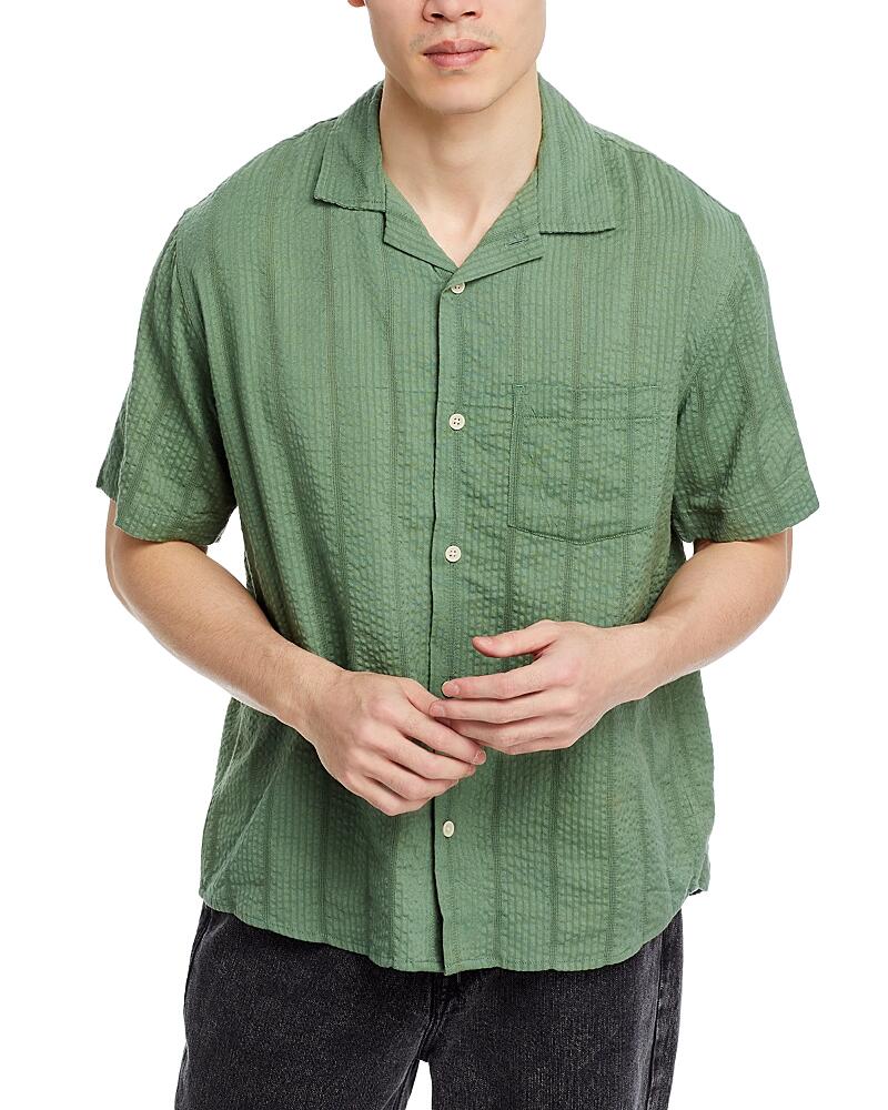 Corridor Seersucker Short Sleeve Camp Shirt Cover