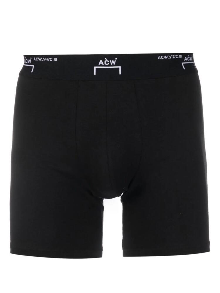 A-COLD-WALL* Bracket logo boxer shorts - Black Cover