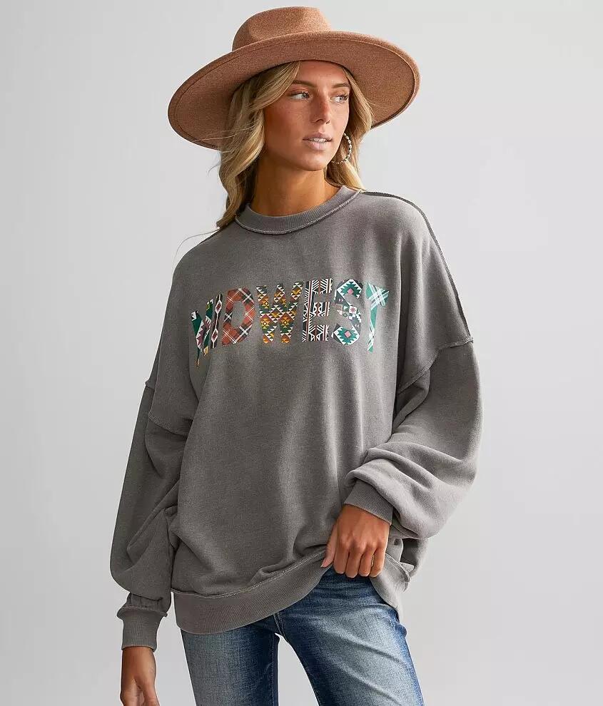 Modish Rebel Midwest Washed Pullover Cover