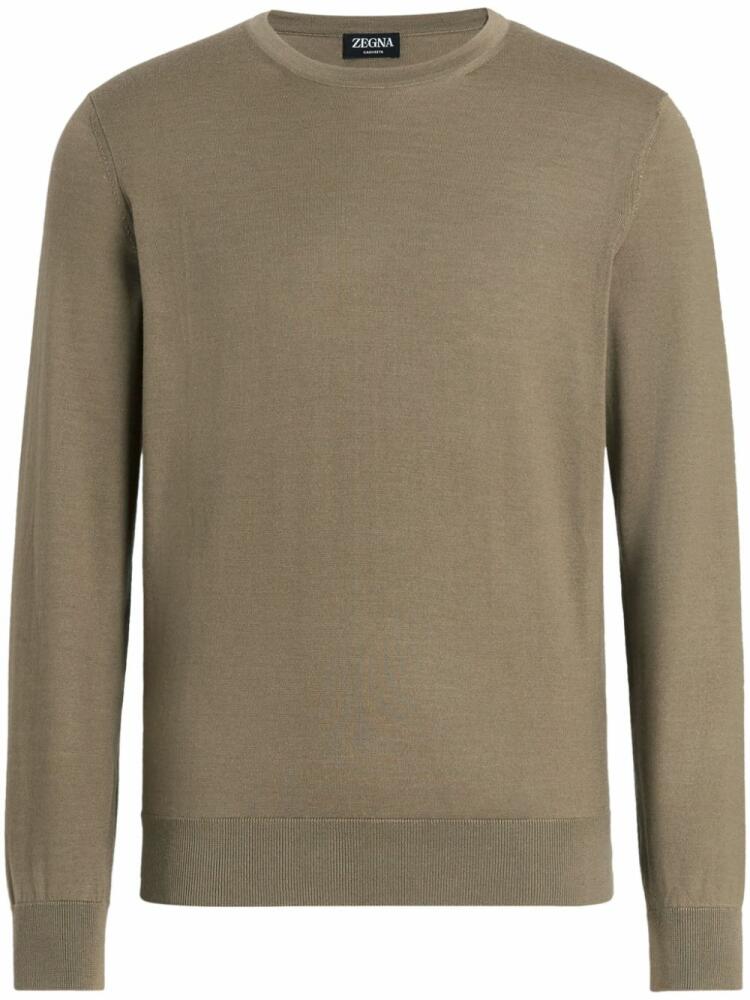 Zegna Cashseta jumper - Green Cover