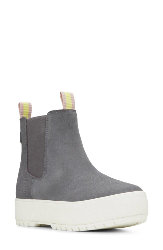 Keds® The Platform Chelsea Boot in Grey Cover