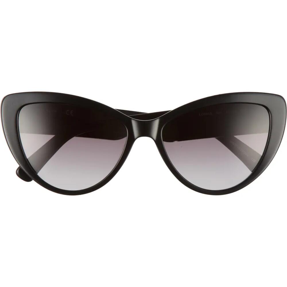 Longchamp Heritage 56mm Gradient Cat Eye Sunglasses in Black Cover