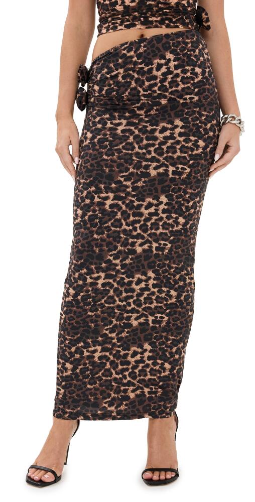 Lioness Soul Mate Maxi Skirt Leopard Cover