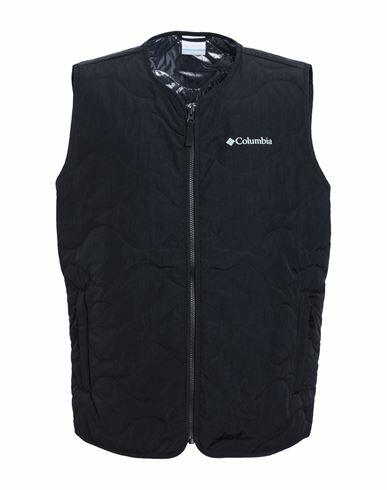 Columbia Birchwood Vest Man Jacket Black Nylon Cover