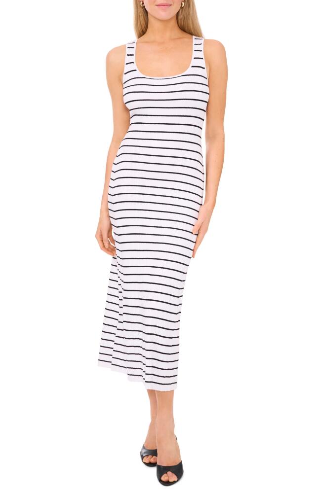 halogen(r) Stripe Knit Tank Dress in Bright White Cover