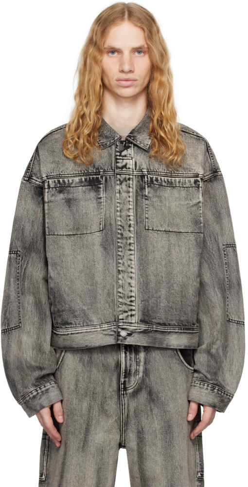 Entire Studios Gray Gem Denim Jacket Cover