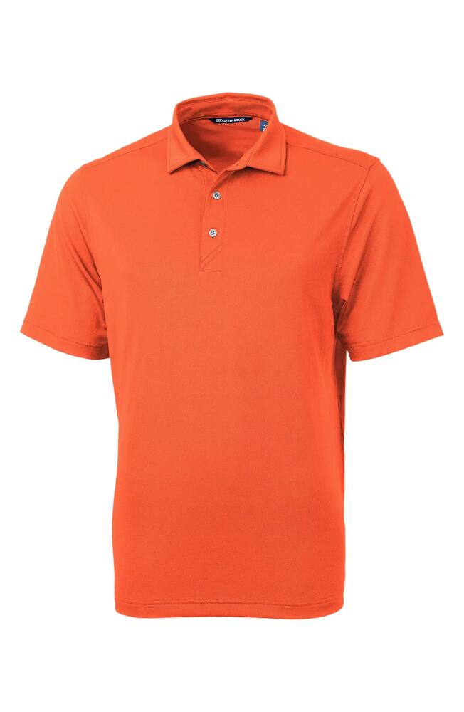 Cutter & Buck Virtue Eco Piqué Recycled Blend Polo in College Orange Cover