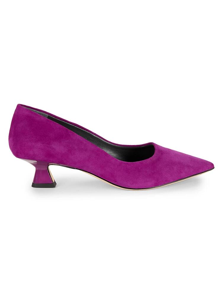 Franco Sarto Women's A Diva Suede Pumps - Raspberry Cover