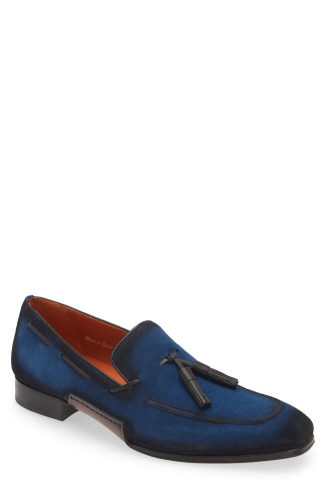 Mezlan Pavose Tassel Loafer in Cobalt Blue Cover