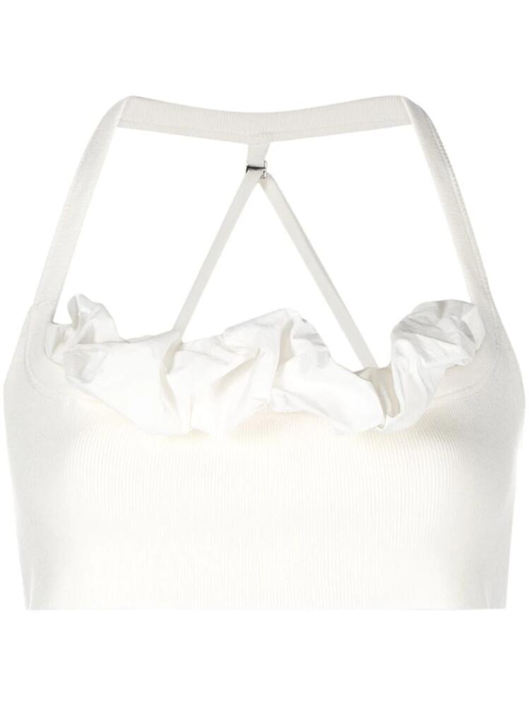 Jacquemus Le Bandeau Frivolli bra top - White Cover