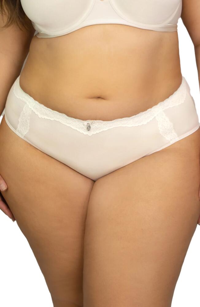 Curvy Couture Luxe Hipster Briefs in Natural Cover