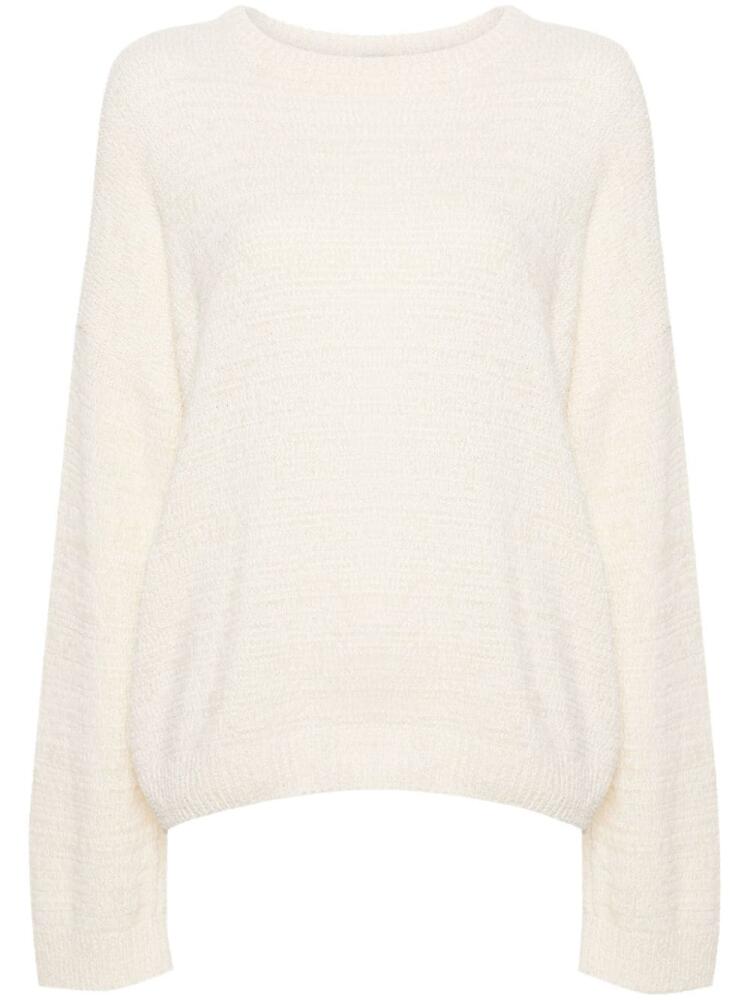 TOTEME crew-neck drop-shoulder jumper - Neutrals Cover