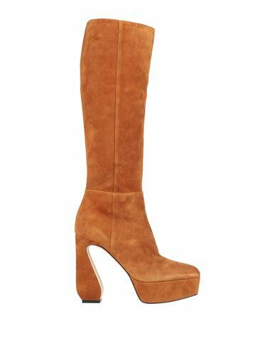 Si Rossi By Sergio Rossi Woman Boot Camel Leather Cover