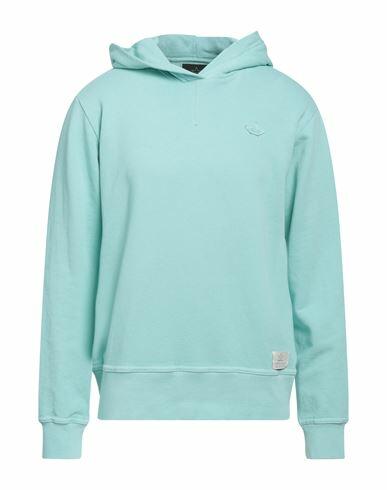 Macchia J Man Sweatshirt Turquoise Cotton Cover