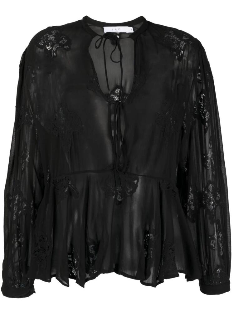 IRO Lalia embroidered blouse - Black Cover