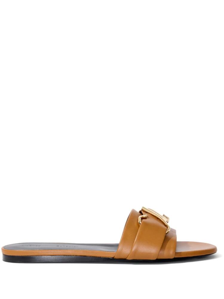 Proenza Schouler Monogram Slide sandals - Brown Cover