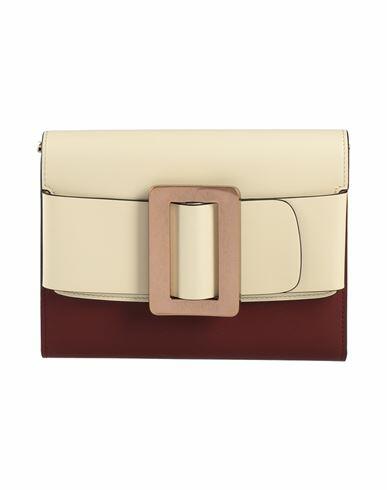 Boyy Woman Handbag Beige Leather Cover