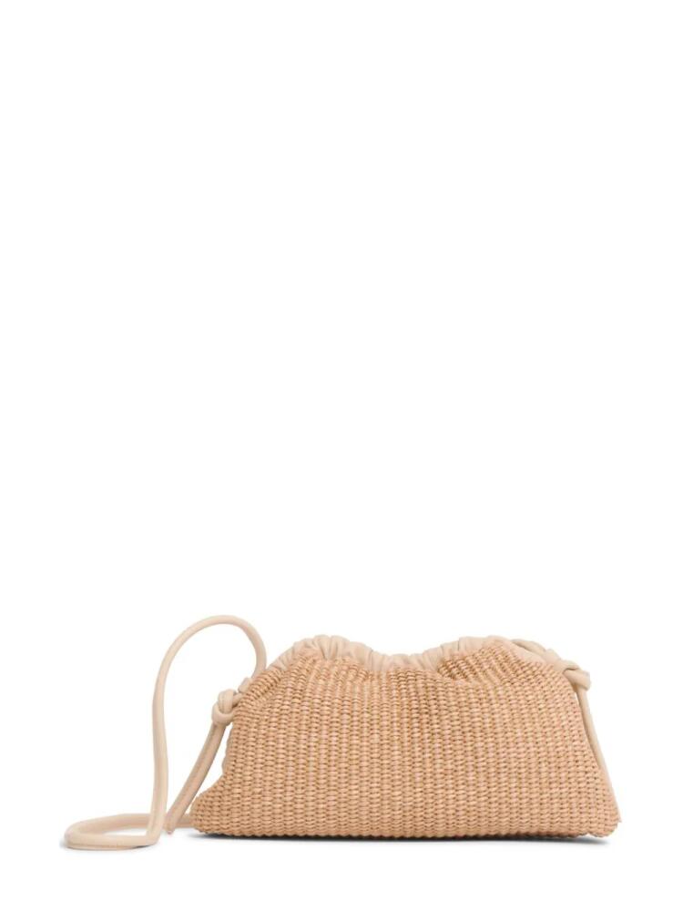 Mansur Gavriel mini Cloud raffia clutch bag - Neutrals Cover