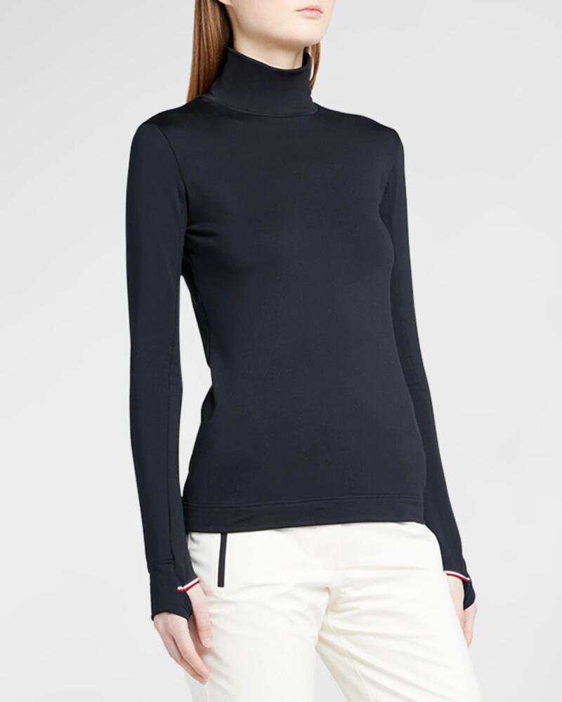 Moncler Grenoble Jersey Turtleneck with Striped Detail Cover