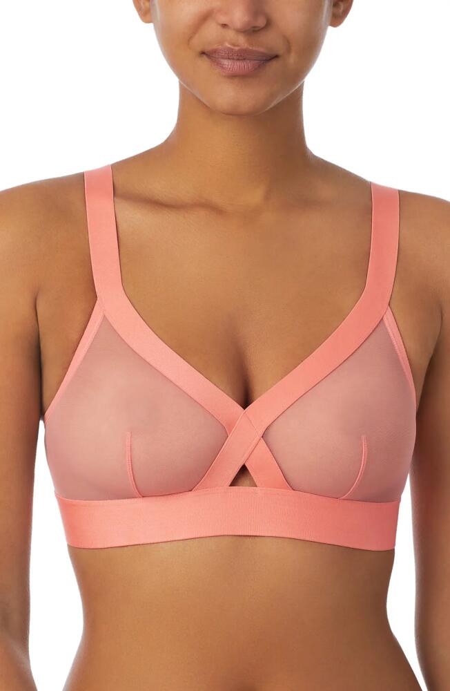 DKNY Sheers Wireless Bralette in Shell Pink Cover