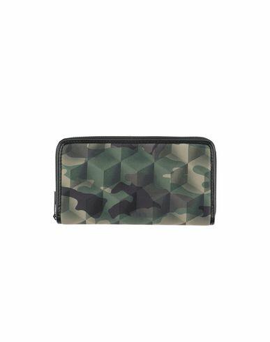 Save My Bag Woman Wallet Military green Polyurethane, Polyester Cover