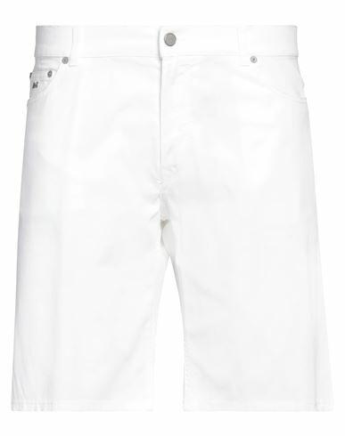 Harmont & Blaine Man Shorts & Bermuda Shorts White Cotton, Elastane Cover