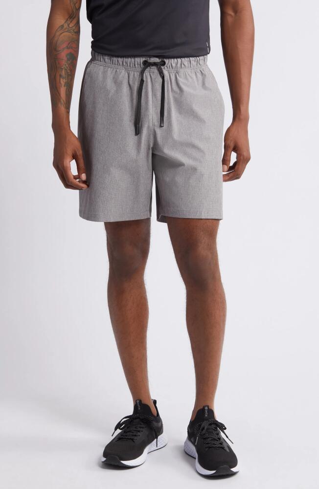 Zella Hybrid Club 7-Inch Shorts in Grey December Cover