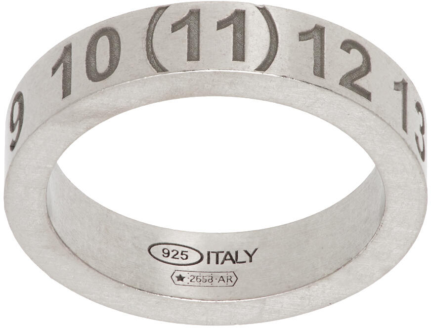 Maison Margiela Silver Numerical Ring Cover