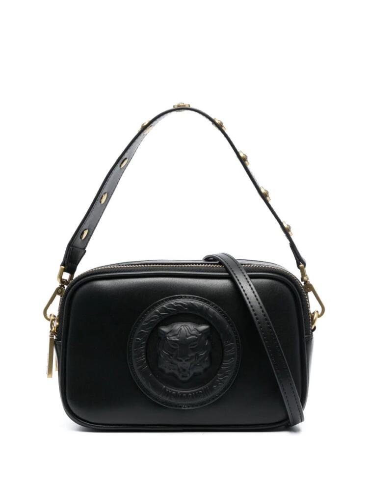 Just Cavalli Tiger head-motif crossbody bag - Black Cover