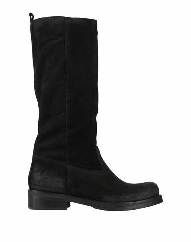 Divine Follie Woman Boot Black Soft Leather Cover