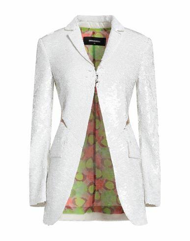 Dsquared2 Woman Blazer White Polyamide, Polyester Cover