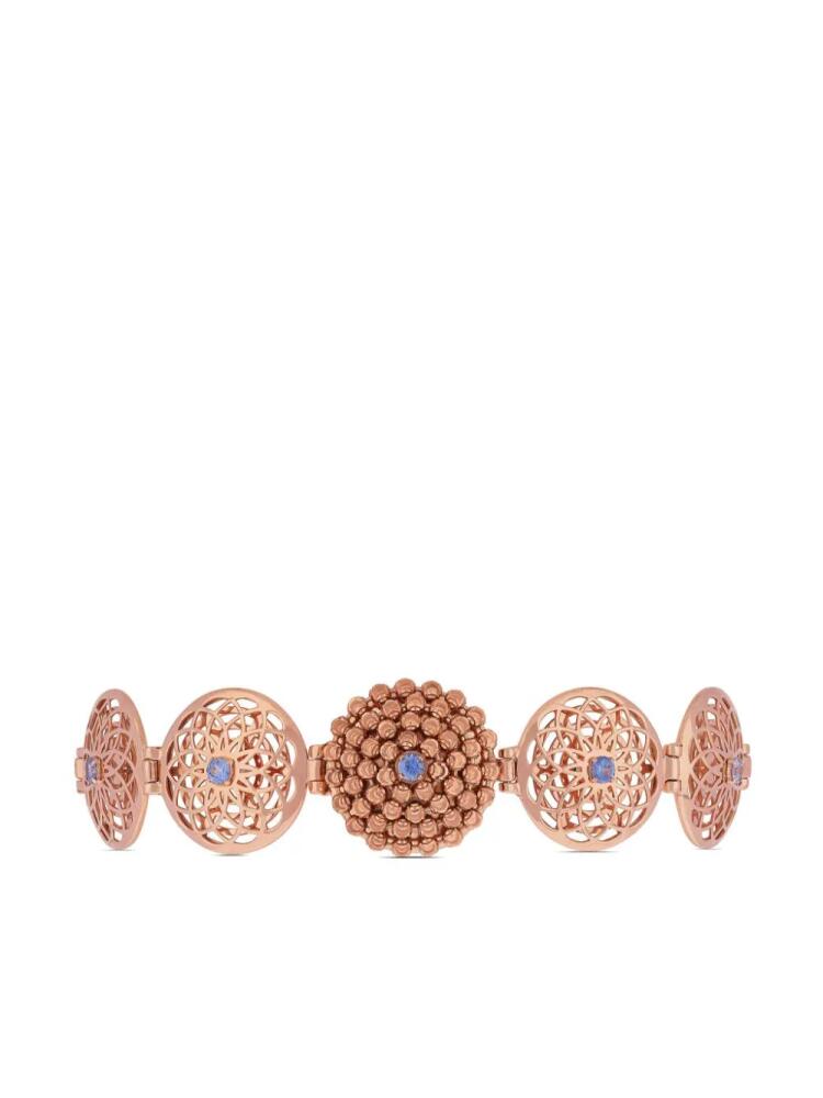 Officina Bernardi 18kt rose gold Mimosa sapphire bracelet - Pink Cover