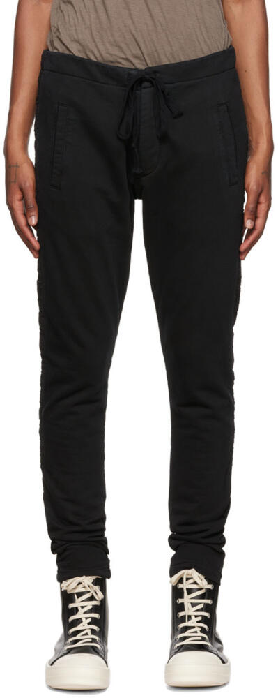 Greg Lauren Black Tux Lounge Pants Cover