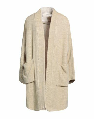 Momoní Woman Coat Mustard Cotton Cover