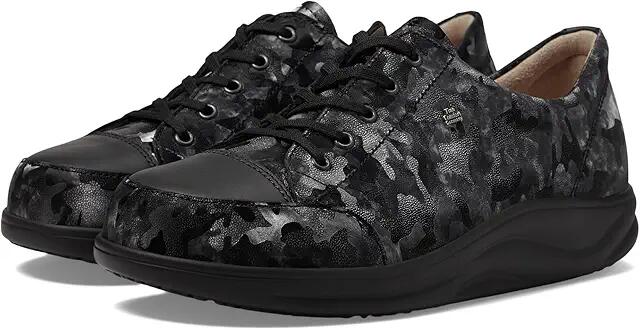 Finn Comfort Ikebukuro (Nero/Schwarz Diva/Nuri) Women's Lace up casual Shoes Cover